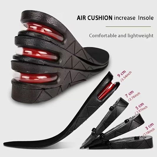 Height Increase Insoles - Invisible Elevator Shoe Inserts (3-9cm Adjustable)