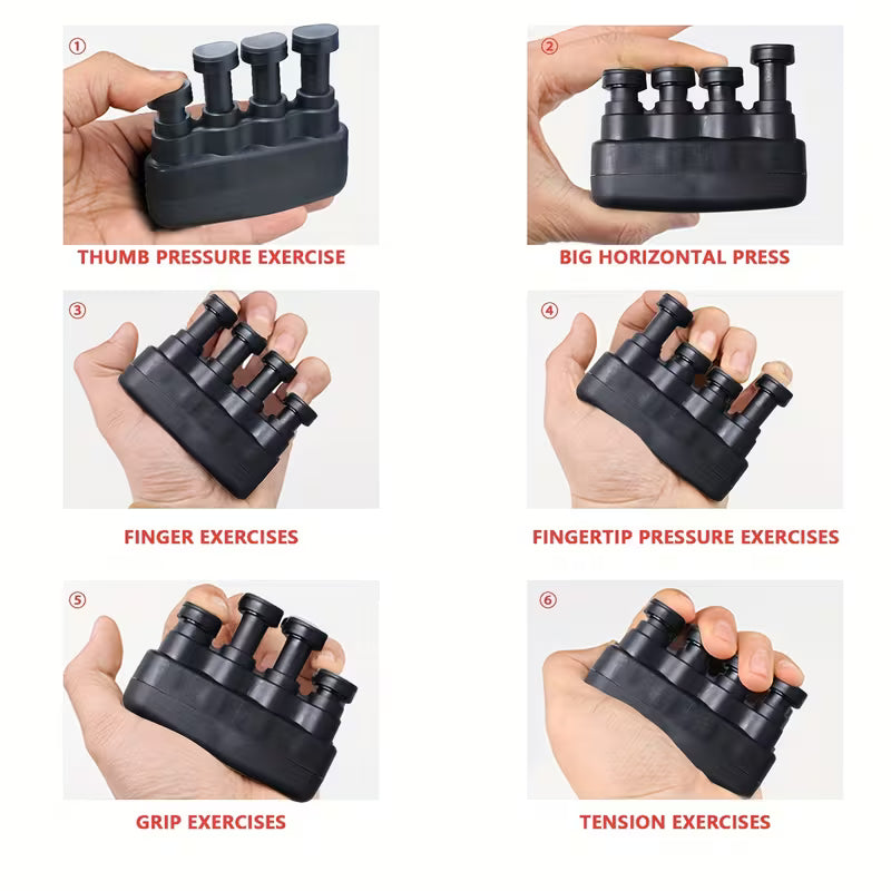 Finger Exerciser - Hand Grip Strength Trainer for Forearm & Finger Strength