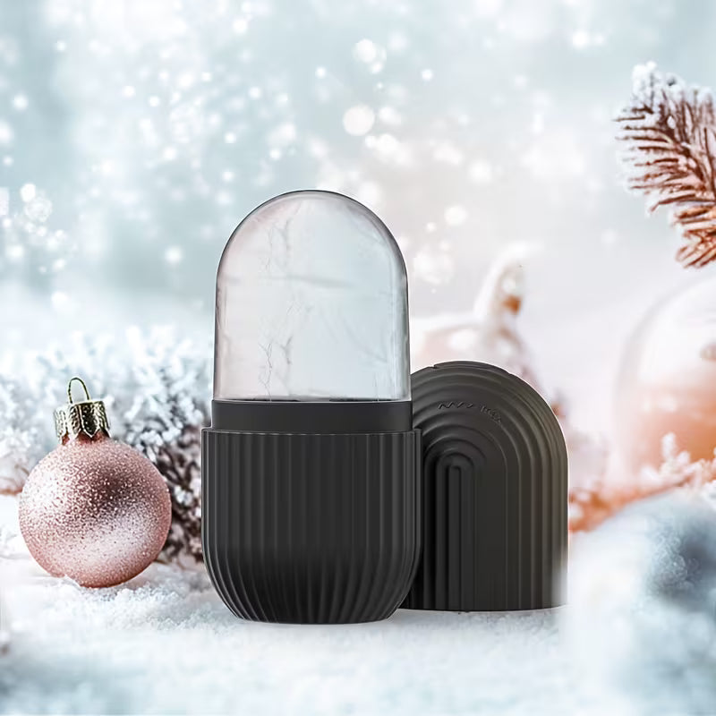 Facial Ice Roller - Skin Tightening & De-Puffing Tool for Face & Eyes