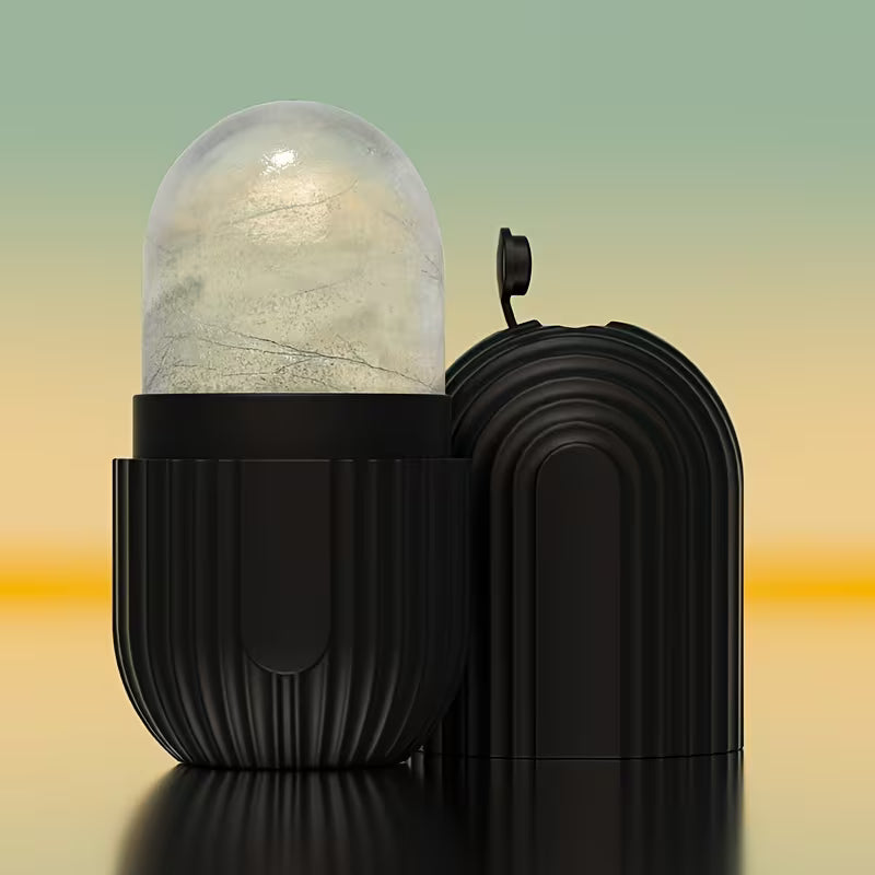 Facial Ice Roller - Skin Tightening & De-Puffing Tool for Face & Eyes