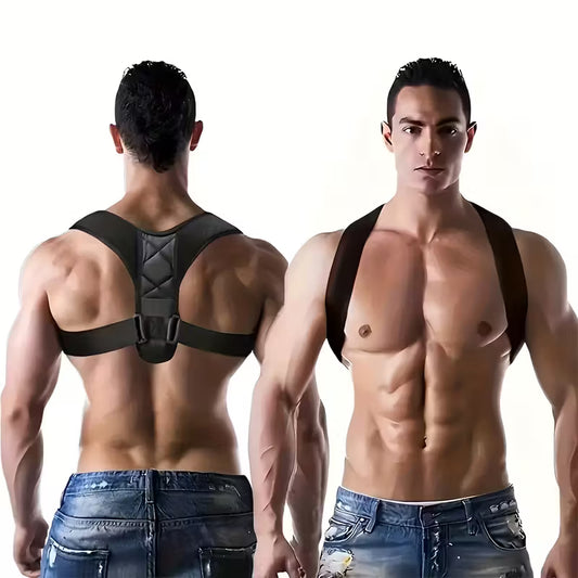 Posture Corrector for Men & Women - Adjustable Back Support Brace